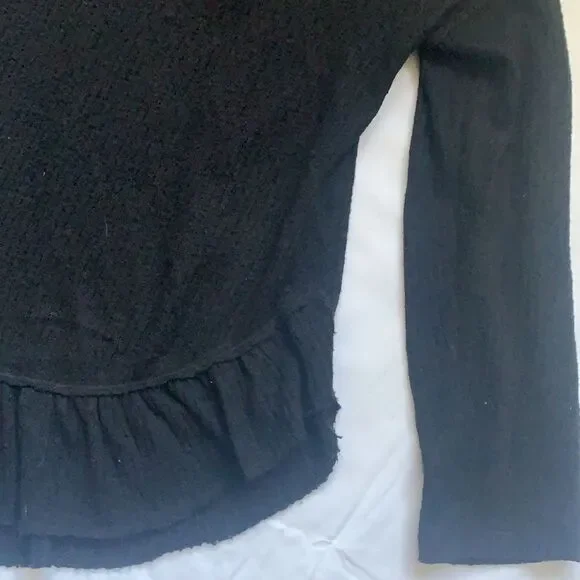 🌟ANTHROPOLOGIE Maeve Addie Ruffled Hacci Pullover🌟 - Picture 9 of 14